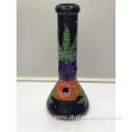 Special Colorful Hand-painted Beaker Bottom Glass Bongs